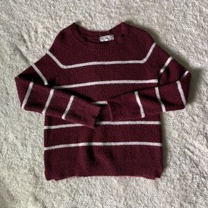 lace up back sweater